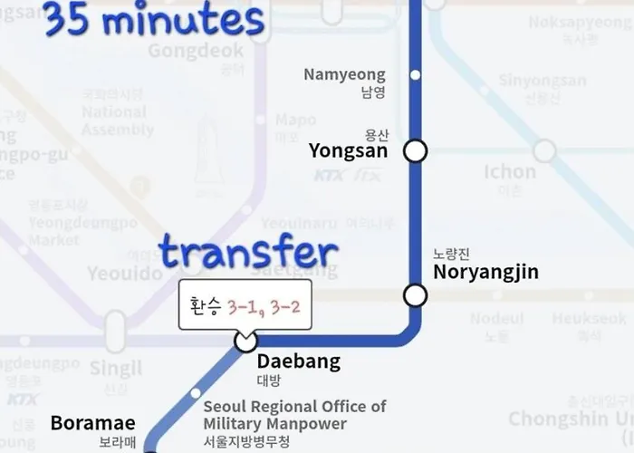 아파트 하루스테이 서울대벤처타운역 6명 퀸베드3개 서울역홍대강남30분 올리모델링 감성숙소 서울특별시
